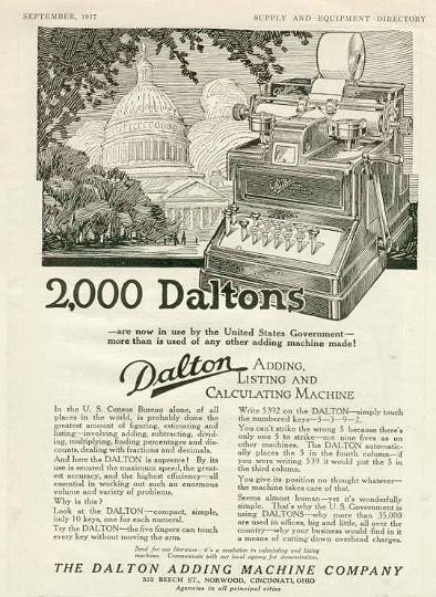 10_11_tenkeyadvert.jpg - Original Advertisement for the Dalton Adding Machine Company (November 2007 Issue)
