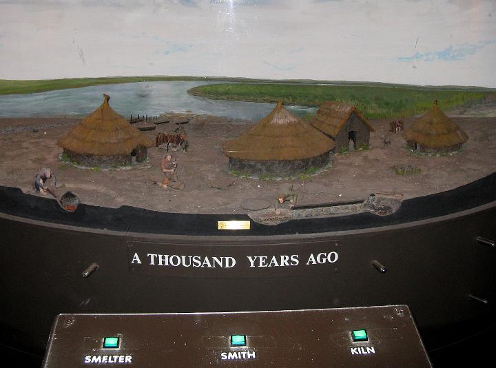 Clonmacnoise1000YrsAgo.jpg - Model inside the Visitors Centre (CN)