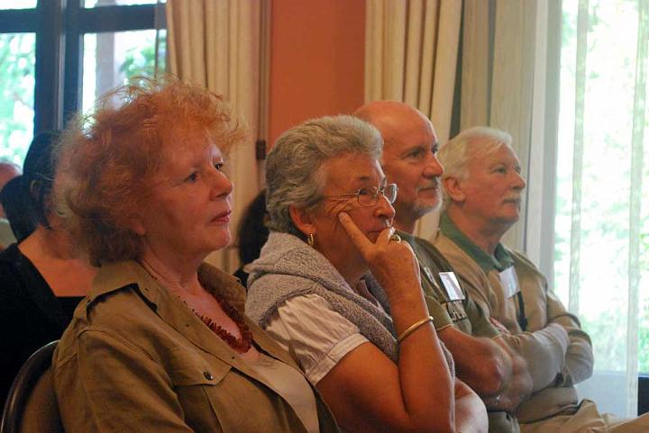 Duntryleague1.jpg - (L-R) Patricia Dalton, Pauline Dalton, Brendan  Dalton and Paddy Dalton. Listening to the opening remarks (DP)