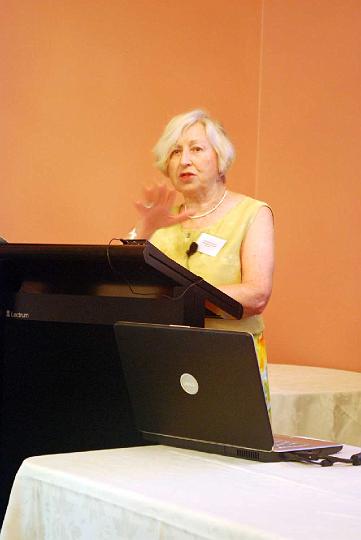 Duntryleague2.jpg - Maureen Collins introduces the Saturday Conference, 14 March 2009 (DP)