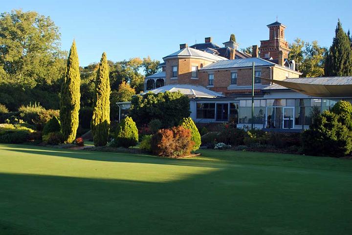 dp_sun_DuntryBBQ4.jpg - A view of Duntryleague House from the North putting green at sunset (DP)